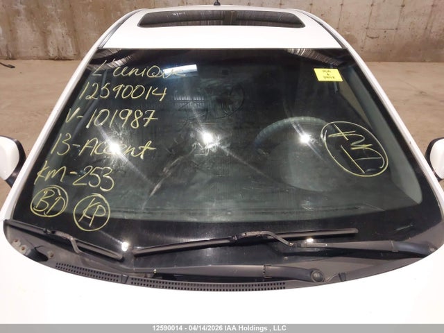 Aukcja sprzedaży 2013 Hyundai Accent Gls, vin: KMHCU5AE3DU101987, numer aukcji: 12590014
