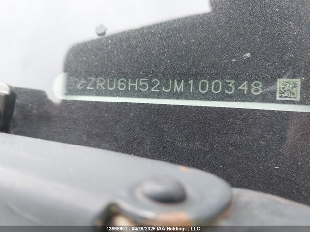 Aukcja sprzedaży 2018 Honda Hr-v Ex, vin: 3CZRU6H52JM100348, numer aukcji: 12598901