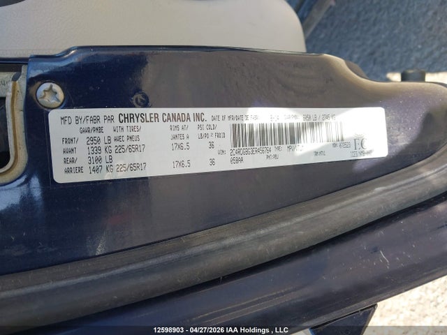 2C4RDGBG3ER456764 Dodge Grand Caravan Se