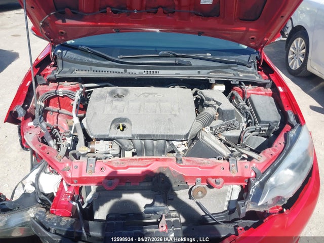 12598934 :رقم المزاد ، 2T1BURHEXGC557385 vin ، 2016 Toyota Corolla S مزاد بيع
