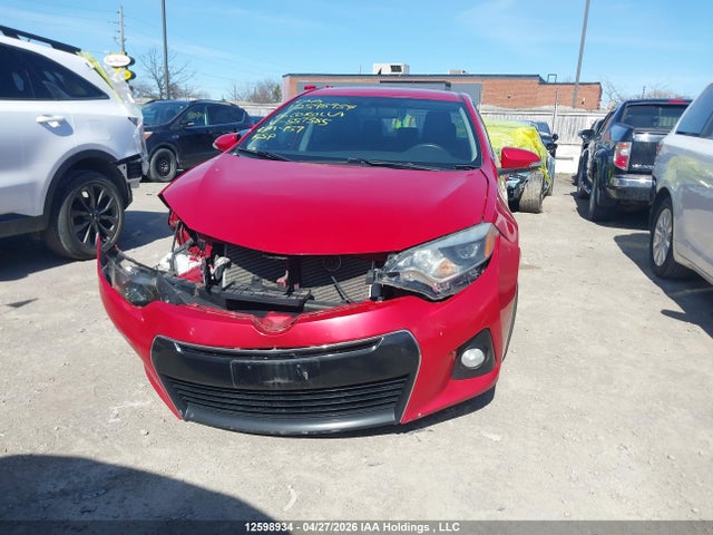 12598934 :رقم المزاد ، 2T1BURHEXGC557385 vin ، 2016 Toyota Corolla S مزاد بيع