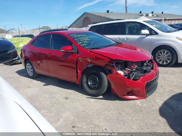 12598934 :رقم المزاد ، 2T1BURHEXGC557385 vin ، 2016 Toyota Corolla S مزاد بيع