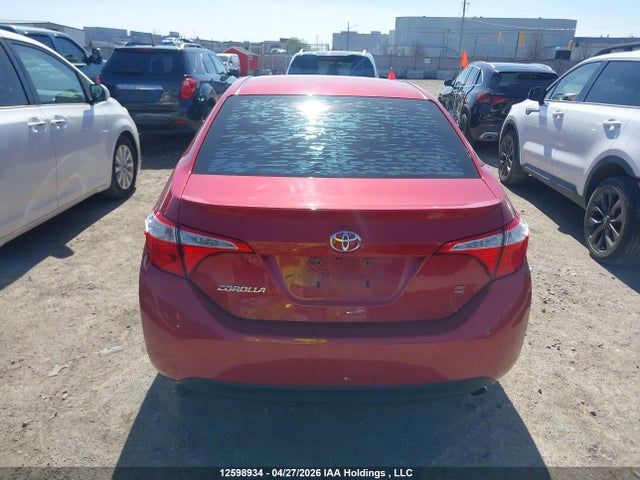 12598934 :رقم المزاد ، 2T1BURHEXGC557385 vin ، 2016 Toyota Corolla S مزاد بيع