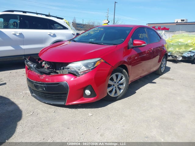 12598934 :رقم المزاد ، 2T1BURHEXGC557385 vin ، 2016 Toyota Corolla S مزاد بيع