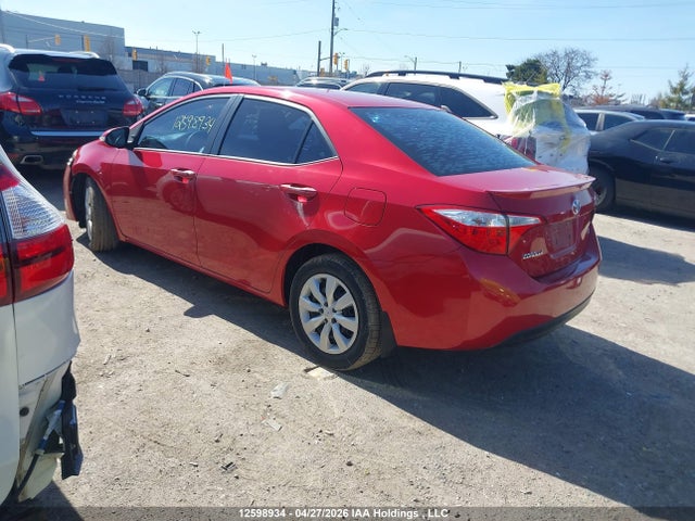 12598934 :رقم المزاد ، 2T1BURHEXGC557385 vin ، 2016 Toyota Corolla S مزاد بيع
