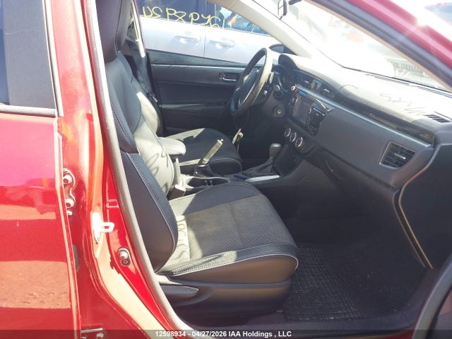 12598934 :رقم المزاد ، 2T1BURHEXGC557385 vin ، 2016 Toyota Corolla S مزاد بيع