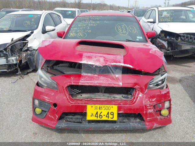 Продаж на аукціоні авто 2015 Subaru Wrx Limited, vin: JF1VA1J69F9802360, номер лоту: 12598945