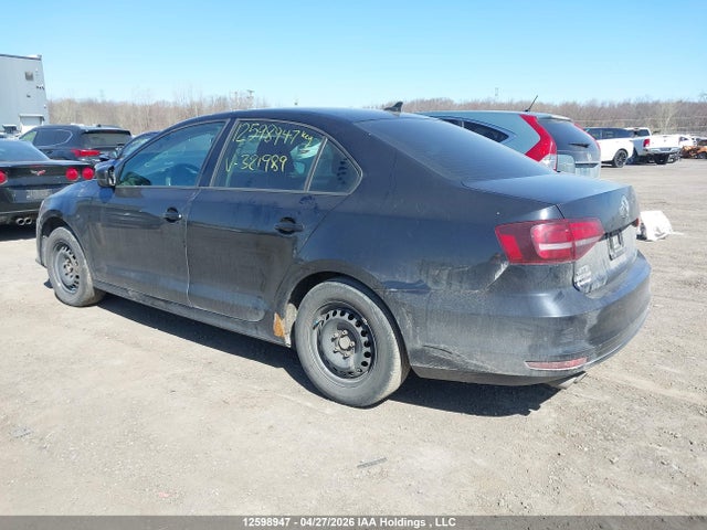 2017 Volkswagen Jetta S მანქანა იყიდება აუქციონზე, vin: 3VW2B7AJ3HM321989, აუქციონის ნომერი: 12598947