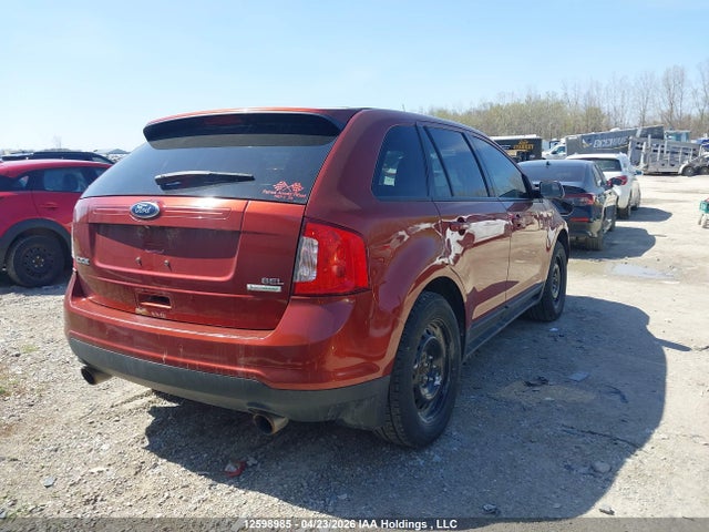 12598985 :رقم المزاد ، 2FMDK3J97EBA27501 vin ، 2014 Ford Edge Sel مزاد بيع