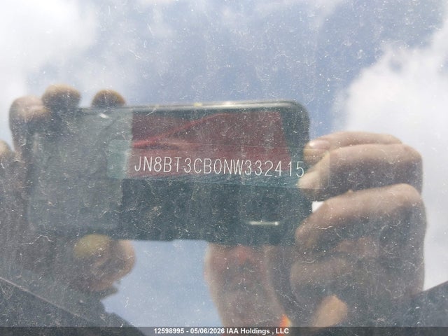 JN8BT3CB0NW332415 Nissan Rogue Sl