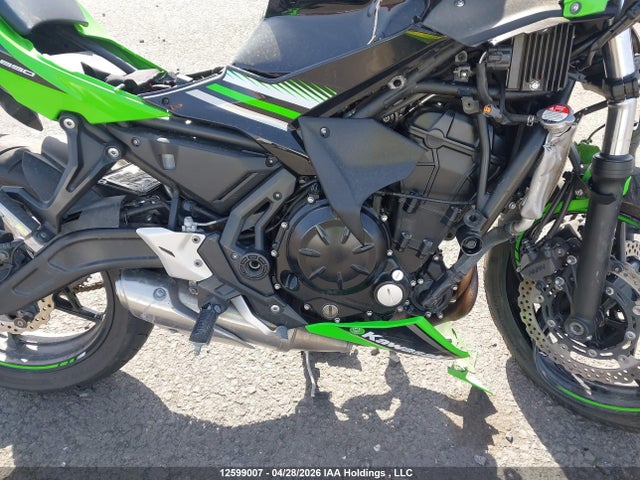 Aukcja sprzedaży 2017 Kawasaki Ex650 F, vin: JKAEXEK15HDA01280, numer aukcji: 12599007