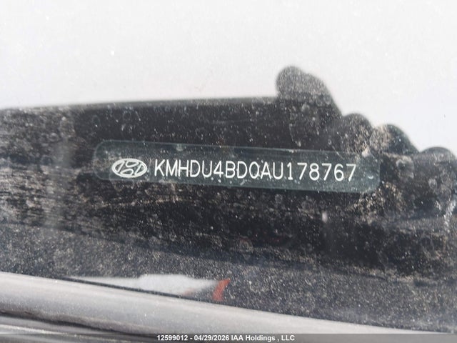2010 Hyundai Elantra მანქანა იყიდება აუქციონზე, vin: KMHDU4BD0AU178767, აუქციონის ნომერი: 12599012