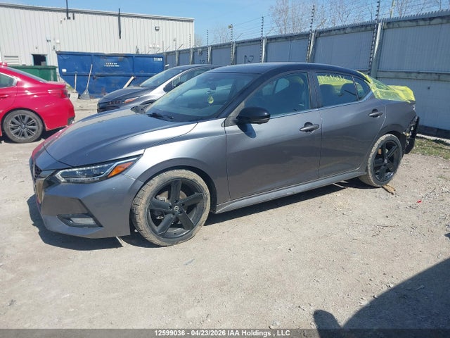 2022 Nissan Sentra Sr/sr Midnight Edition მანქანა იყიდება აუქციონზე, vin: 3N1AB8DV5NY246206, აუქციონის ნომერი: 12599036