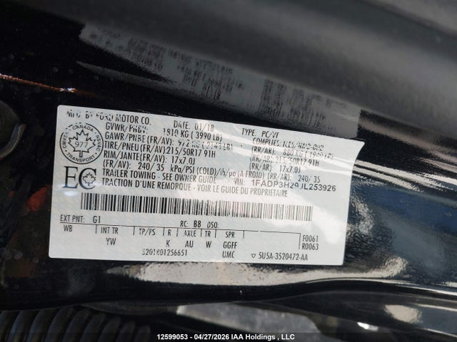 Ford Focus 2018 1FADP3H29JL253926 Image 19