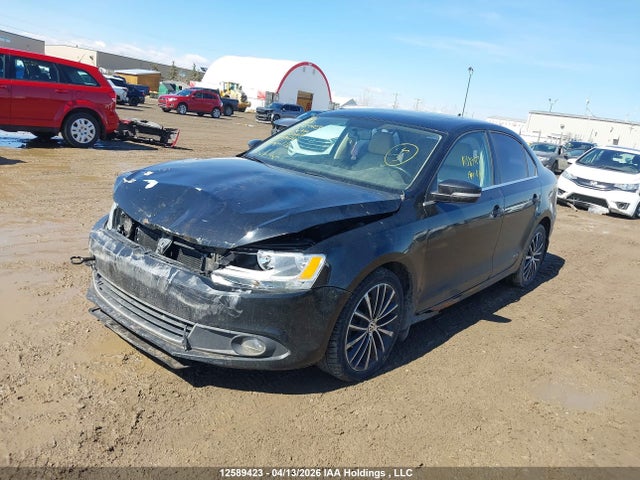 2013 Volkswagen Jetta 2.5l Highline მანქანა იყიდება აუქციონზე, vin: 3VWLX7AJ7DM356616, აუქციონის ნომერი: 12589423