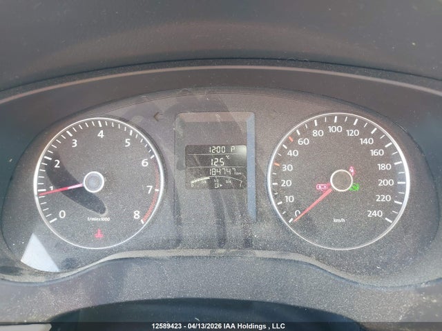 2013 Volkswagen Jetta 2.5l Highline მანქანა იყიდება აუქციონზე, vin: 3VWLX7AJ7DM356616, აუქციონის ნომერი: 12589423