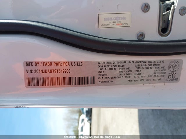 Jeep Compass Sport 2025 3C4NJDAN7ST519900 Image 9