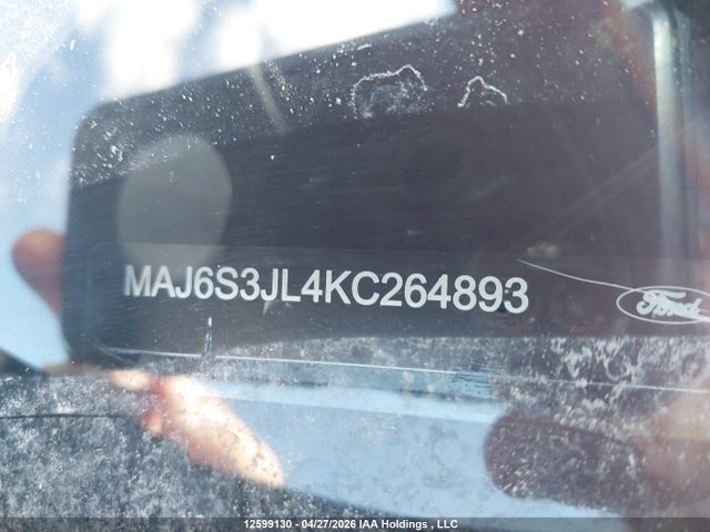 Aukcja sprzedaży 2019 Ford Ecosport Ses, vin: MAJ6S3JL4KC264893, numer aukcji: 12599130