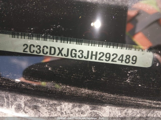 Aukcja sprzedaży 2018 Dodge Charger Gt, vin: 2C3CDXJG3JH292489, numer aukcji: 12599147