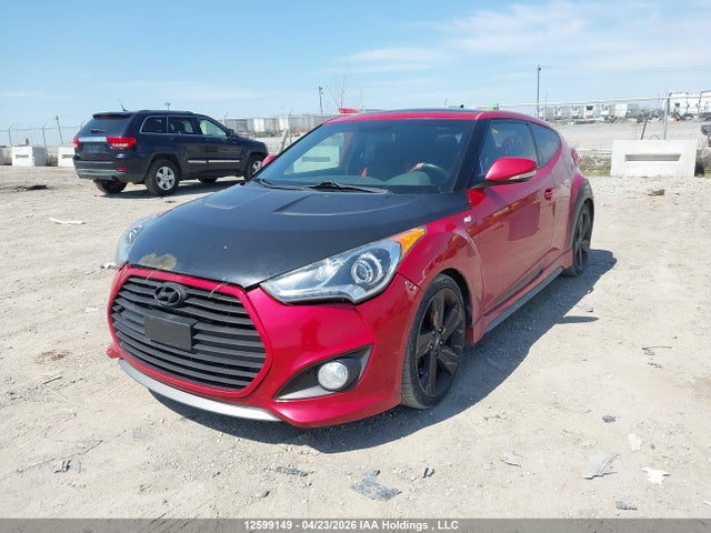 2013 Hyundai Veloster Turbo მანქანა იყიდება აუქციონზე, vin: KMHTC6AE3DU097741, აუქციონის ნომერი: 12599149