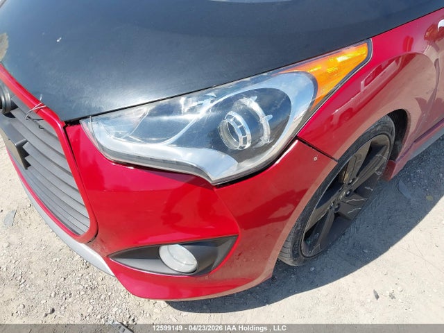 2013 Hyundai Veloster Turbo მანქანა იყიდება აუქციონზე, vin: KMHTC6AE3DU097741, აუქციონის ნომერი: 12599149