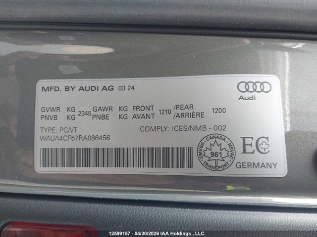 WAUA4CF57RA086456 Audi S5 3.0t Progressiv