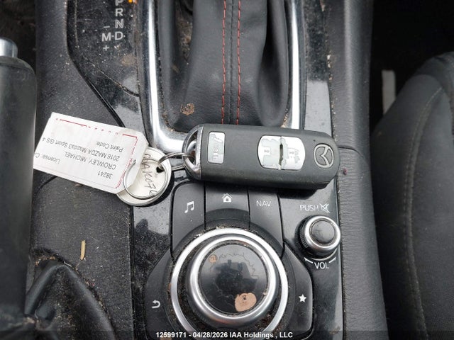 12599171 :رقم المزاد ، 3MZBM1L70GM302243 vin ، 2016 Mazda Mazda3 مزاد بيع