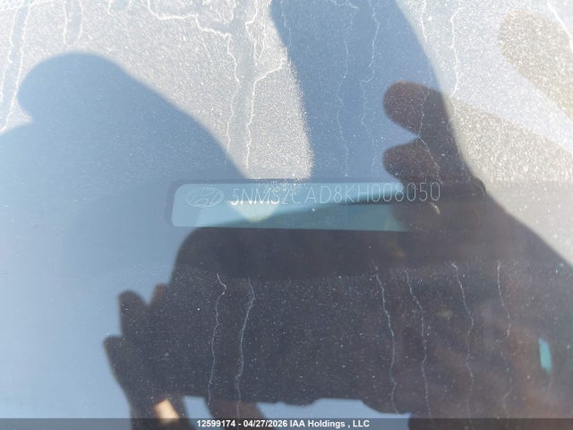 Aukcja sprzedaży 2019 Hyundai Santa Fe Se, vin: 5NMS2CAD8KH008050, numer aukcji: 12599174