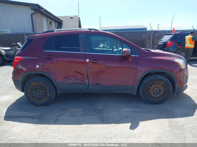 2016 Chevrolet Trax Lt მანქანა იყიდება აუქციონზე, vin: 3GNCJPSB4GL187958, აუქციონის ნომერი: 12599175