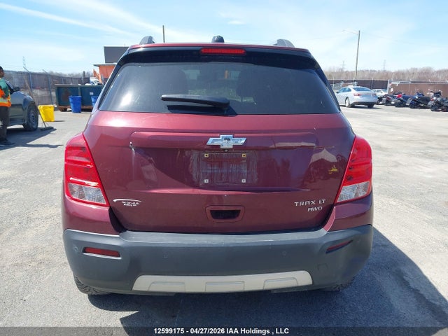 2016 Chevrolet Trax Lt მანქანა იყიდება აუქციონზე, vin: 3GNCJPSB4GL187958, აუქციონის ნომერი: 12599175