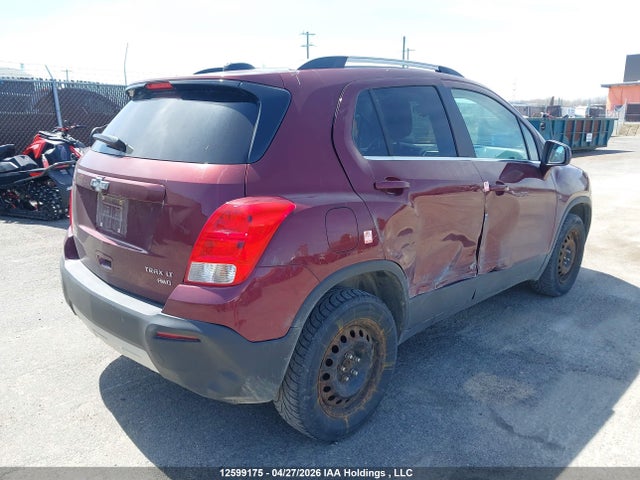 2016 Chevrolet Trax Lt მანქანა იყიდება აუქციონზე, vin: 3GNCJPSB4GL187958, აუქციონის ნომერი: 12599175