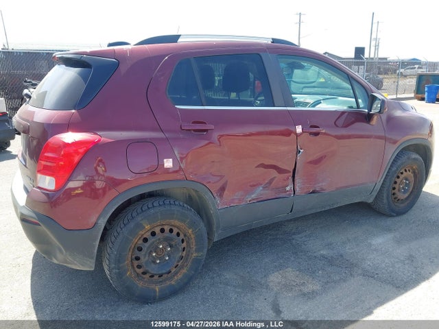 2016 Chevrolet Trax Lt მანქანა იყიდება აუქციონზე, vin: 3GNCJPSB4GL187958, აუქციონის ნომერი: 12599175
