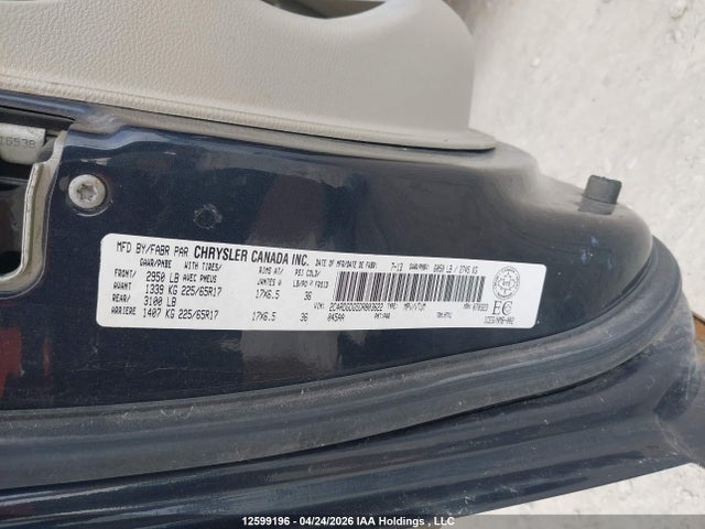 Aukcja sprzedaży 2013 Dodge Grand Caravan Crew, vin: 2C4RDGDG5DR803622, numer aukcji: 12599196