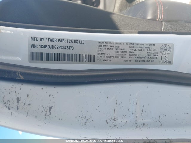 Dodge Durango Gt Plus 2023 1C4RDJDG2PC578473 Image 19