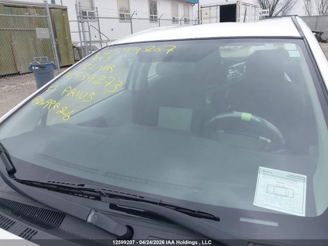 12599207 :رقم المزاد ، JTDKDTB32D1539273 vin ، 2013 Toyota Prius C Technology مزاد بيع