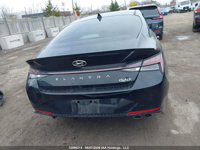 2023 Hyundai Elantra N Line მანქანა იყიდება აუქციონზე, vin: KMHLR4AF6PU573335, აუქციონის ნომერი: 12599214