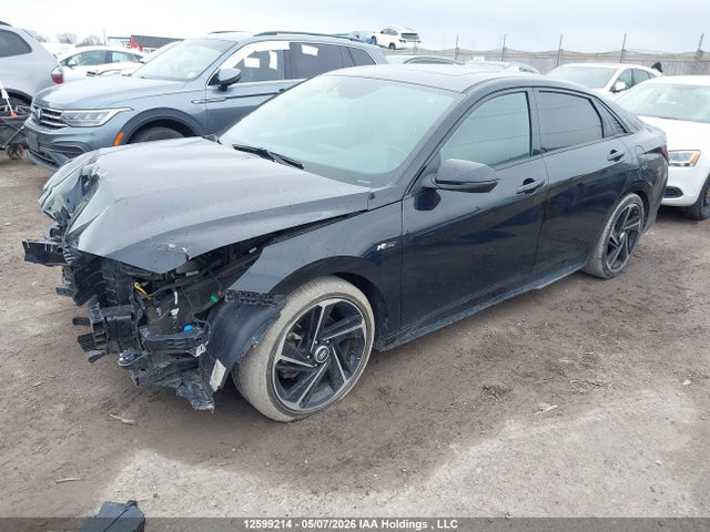 2023 Hyundai Elantra N Line მანქანა იყიდება აუქციონზე, vin: KMHLR4AF6PU573335, აუქციონის ნომერი: 12599214