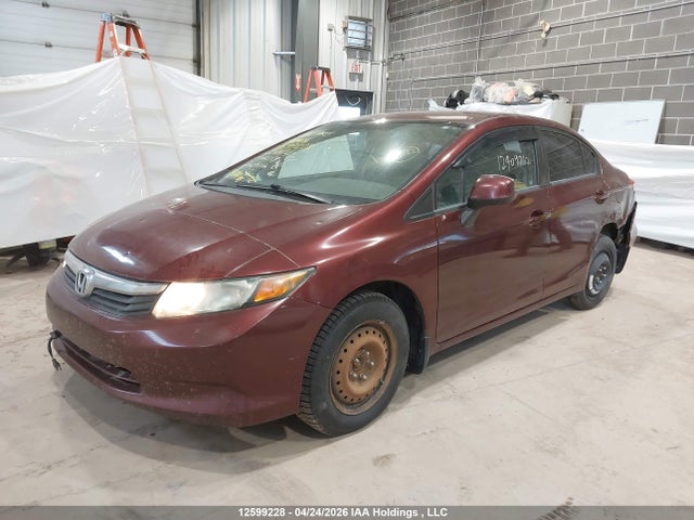 Aukcja sprzedaży 2012 Honda Civic Lx, vin: 2HGFB2F4XCH062159, numer aukcji: 12599228