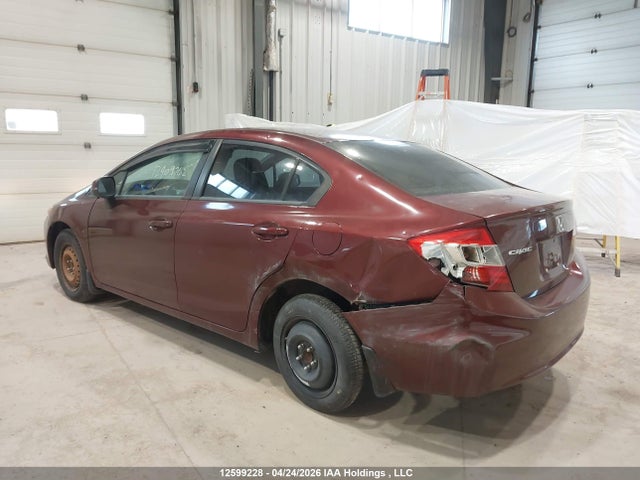 Aukcja sprzedaży 2012 Honda Civic Lx, vin: 2HGFB2F4XCH062159, numer aukcji: 12599228
