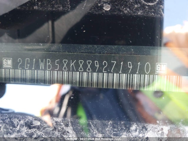 Продаж на аукціоні авто 2008 Chevrolet Impala Ls, vin: 2G1WB58K889271910, номер лоту: 12599240
