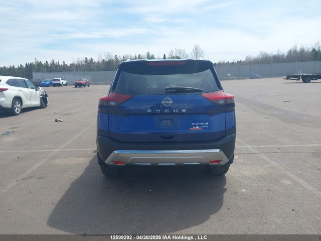 JN8BT3DD6NW276352 Nissan Rogue Platinum