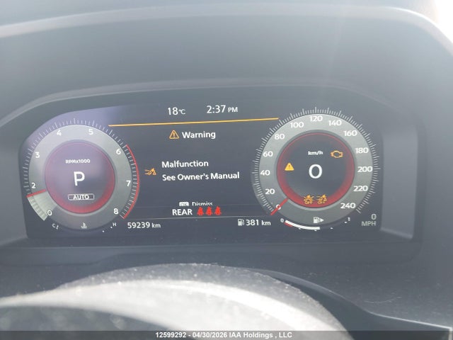 JN8BT3DD6NW276352 Nissan Rogue Platinum