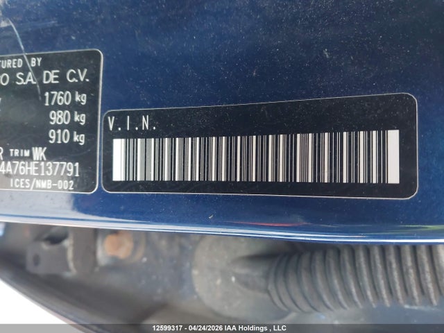 Aukcja sprzedaży 2017 Kia Forte, vin: 3KPFL4A76HE137791, numer aukcji: 12599317
