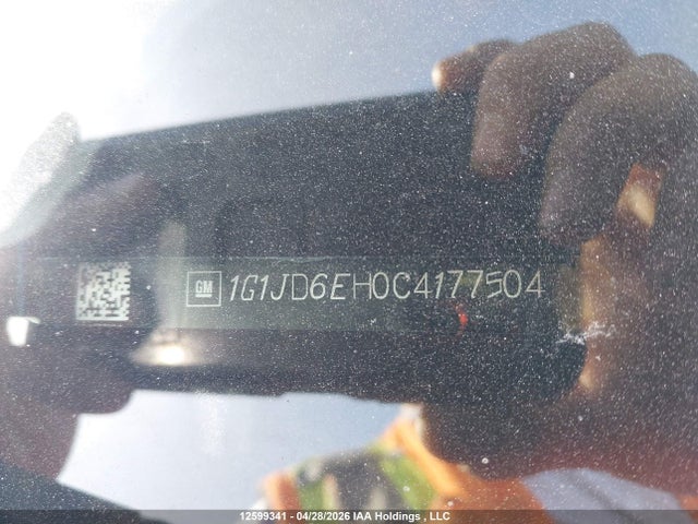 Aukcja sprzedaży 2012 Chevrolet Sonic Lt, vin: 1G1JD6EH0C4177504, numer aukcji: 12599341