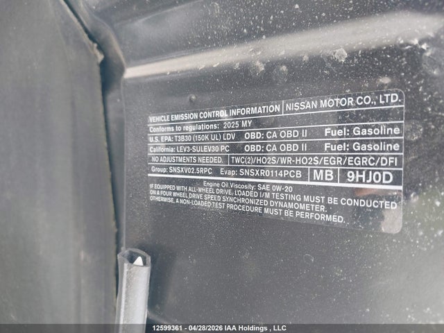 1N4BL4FW9SN341539 Nissan Altima Platinum
