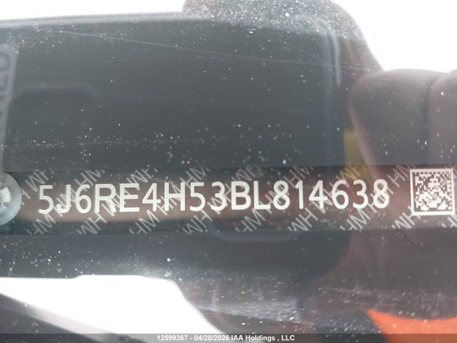 Продаж на аукціоні авто 2011 Honda Cr-v, vin: 5J6RE4H53BL814638, номер лоту: 12599367