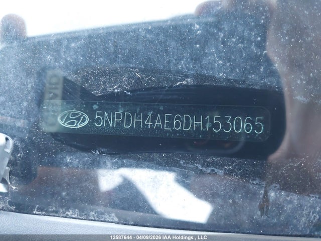 Aukcja sprzedaży 2013 Hyundai Elantra Gls, vin: 5NPDH4AE6DH153065, numer aukcji: 12587644