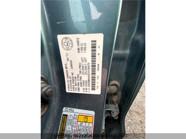 12599394 :رقم المزاد ، 2HKRM4H92EH106479 vin ، 2014 Honda Cr-v Touring مزاد بيع