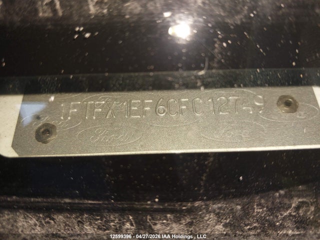 12599396 :رقم المزاد ، 1FTFX1EF6CFC12749 vin ، 2012 Ford F150 Super Cab مزاد بيع