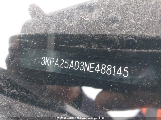 Продаж на аукціоні авто 2022 Kia Rio, vin: 3KPA25AD3NE488145, номер лоту: 12599397